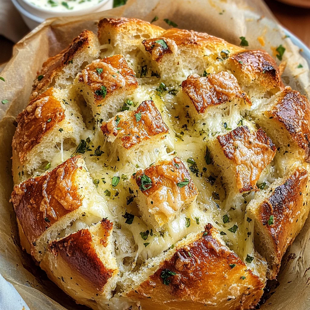Pull Apart Garlic Bread Recipe