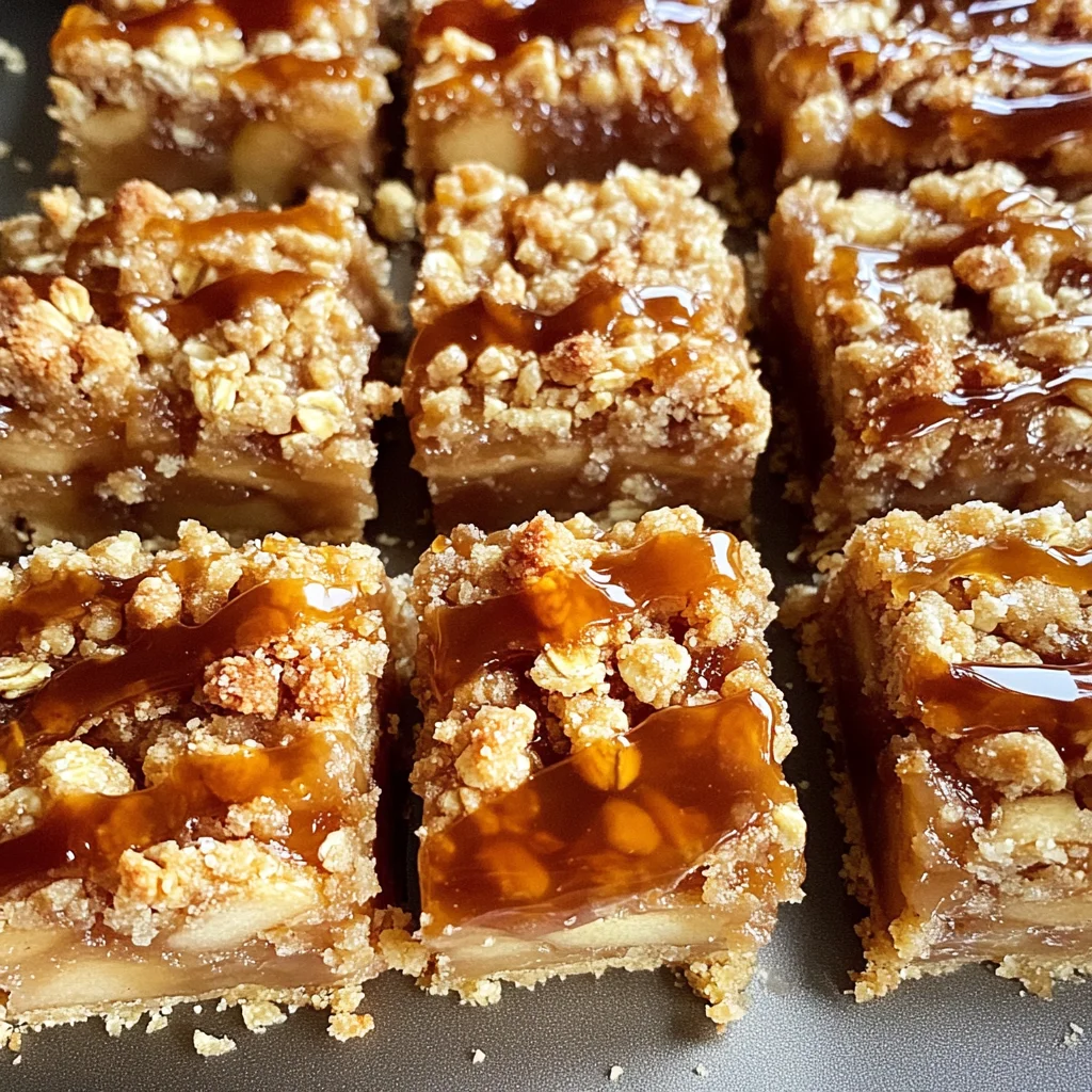 Salted Caramel Apple Pie Bars