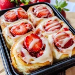 Strawberry Cheesecake Cinnabon Rolls Recipe