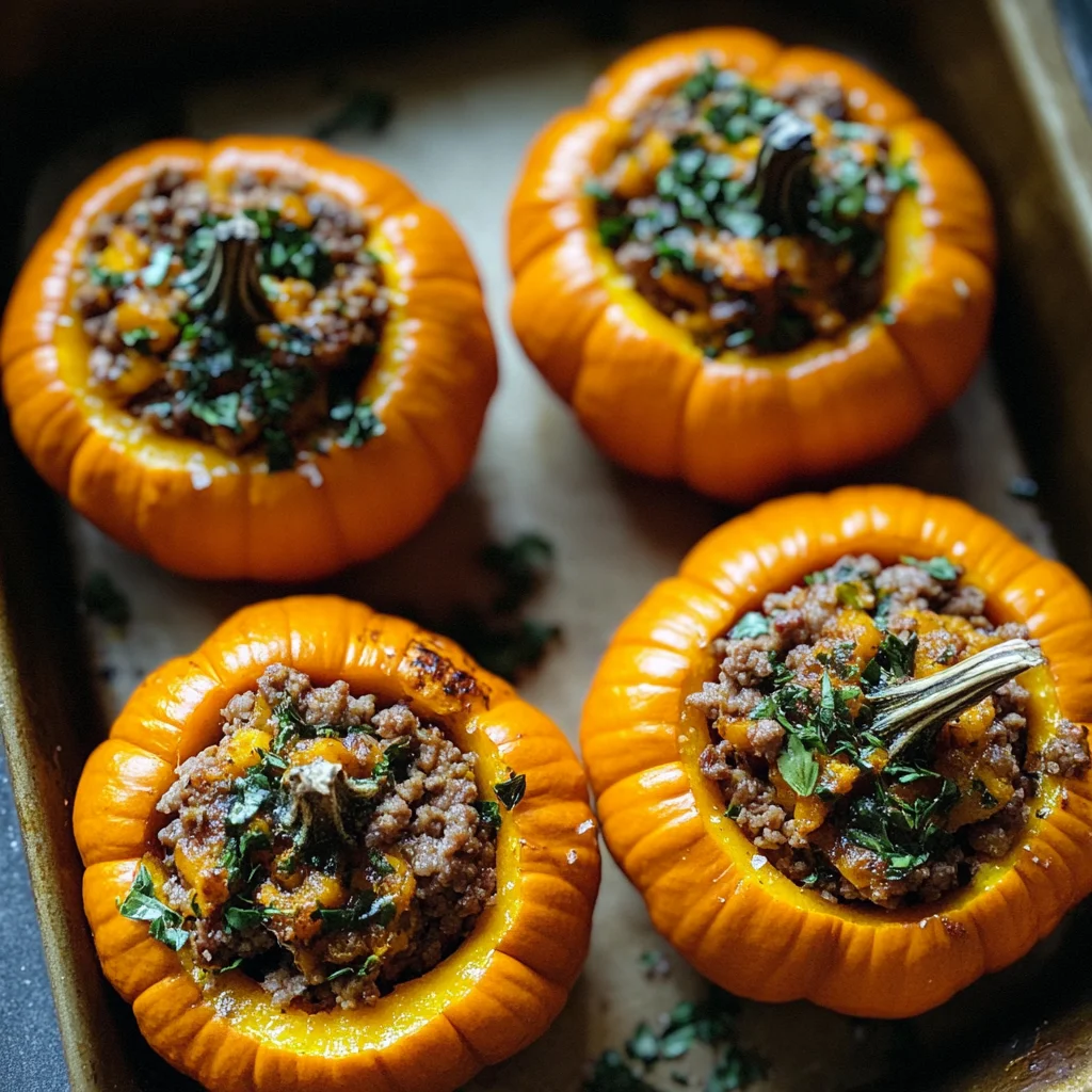 Stuffed Mini Pumpkins Recipe