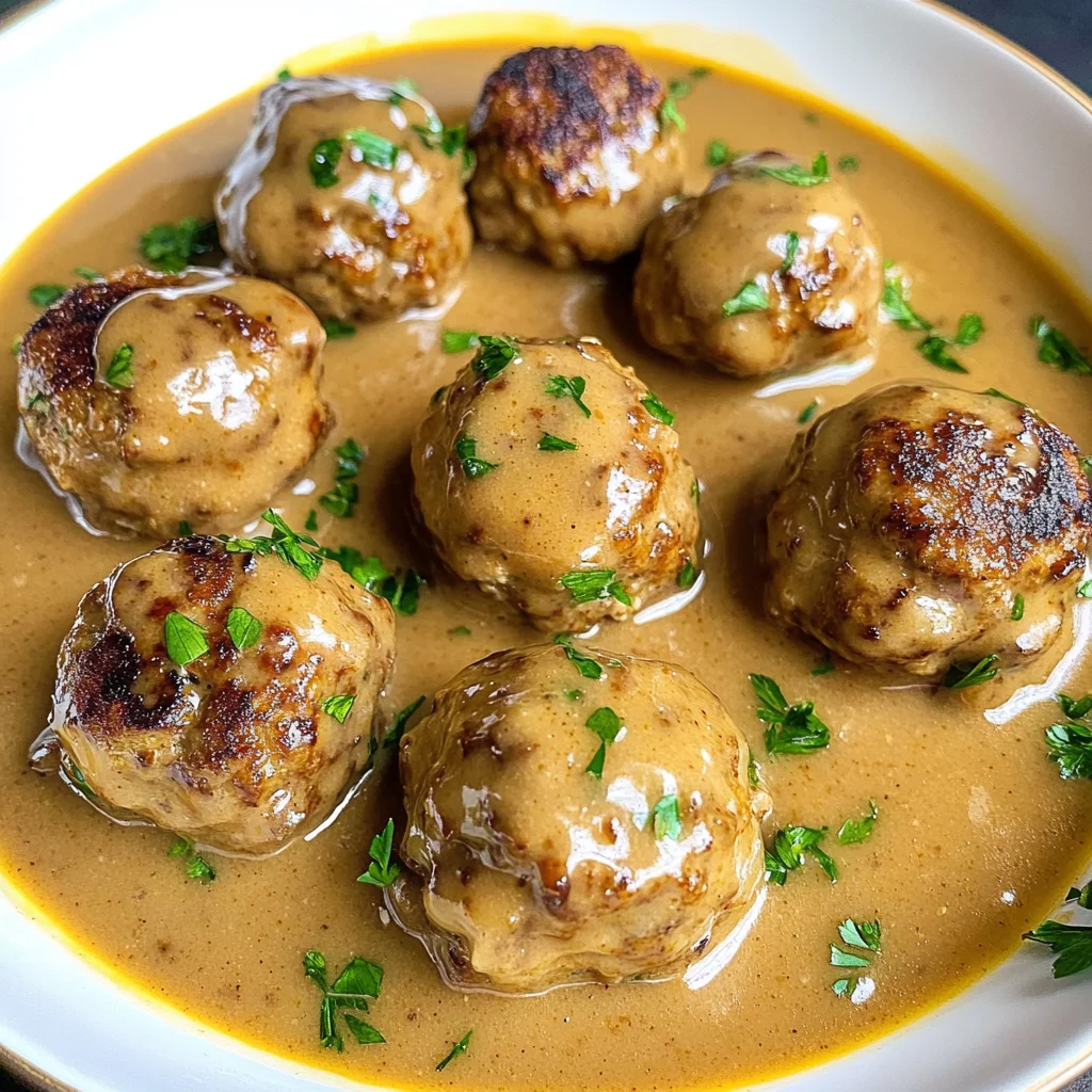 Swedish Meatballs with Gravy