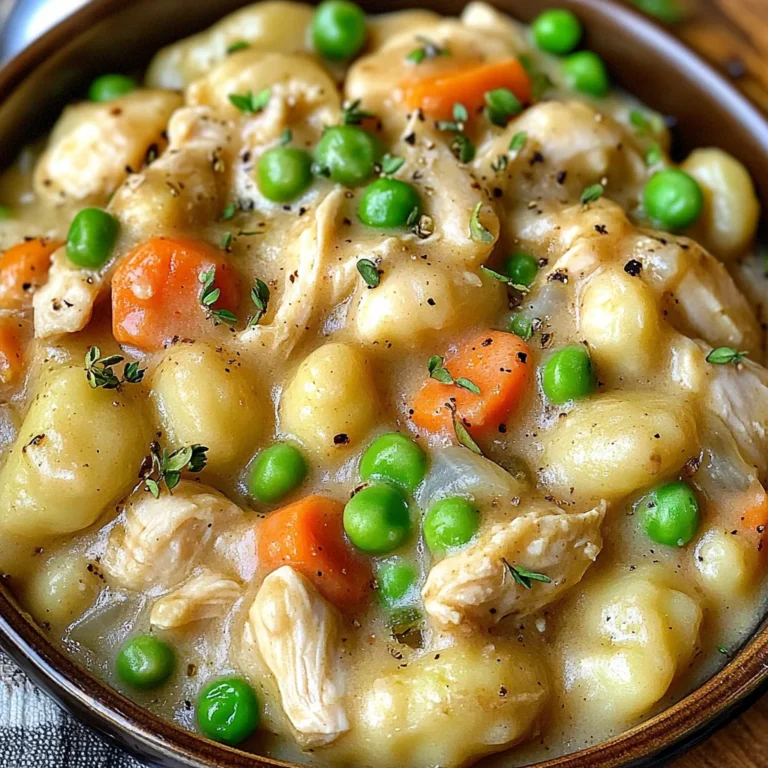 one pot gnocchi chicken pot pie