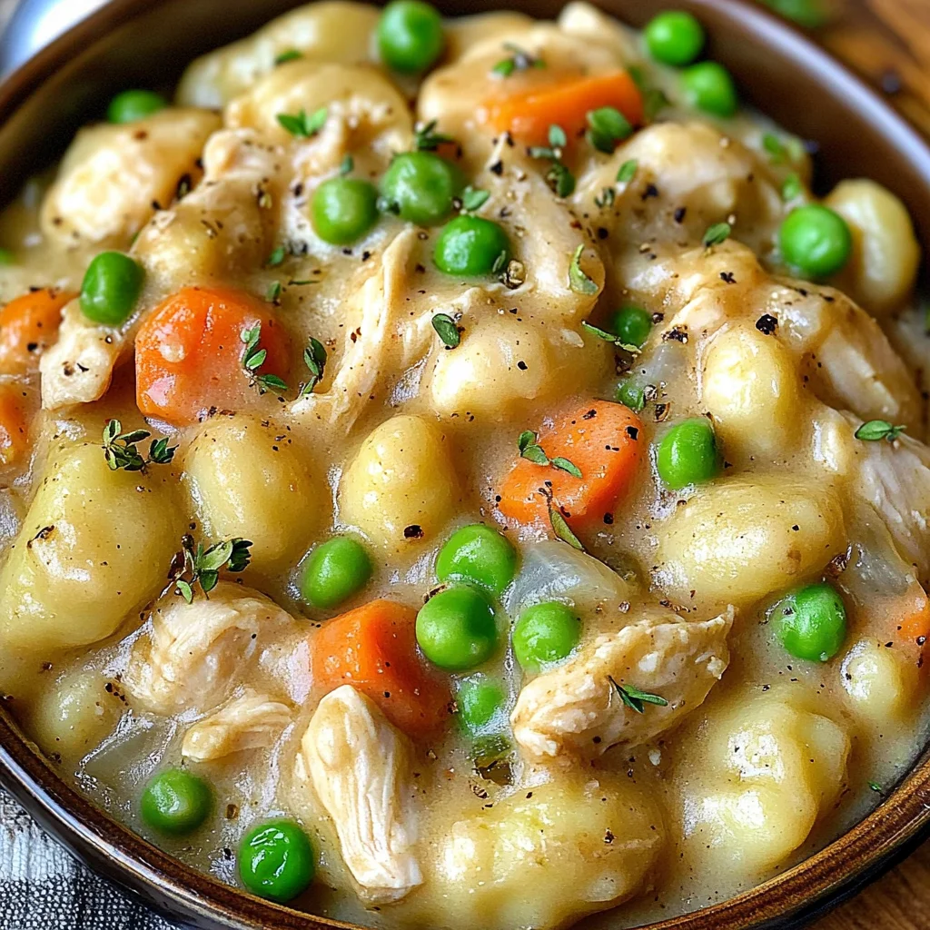 one pot gnocchi chicken pot pie