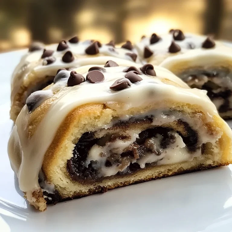 Chocolate Chip Cookie Stuffed Cinnamon Rolls