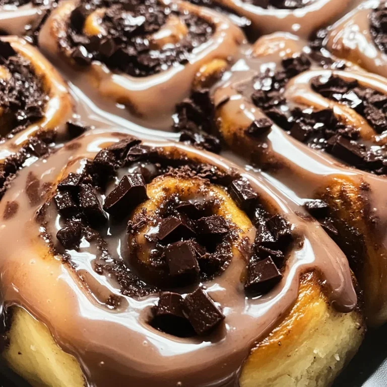 Chocolate Espresso Cinnamon Rolls