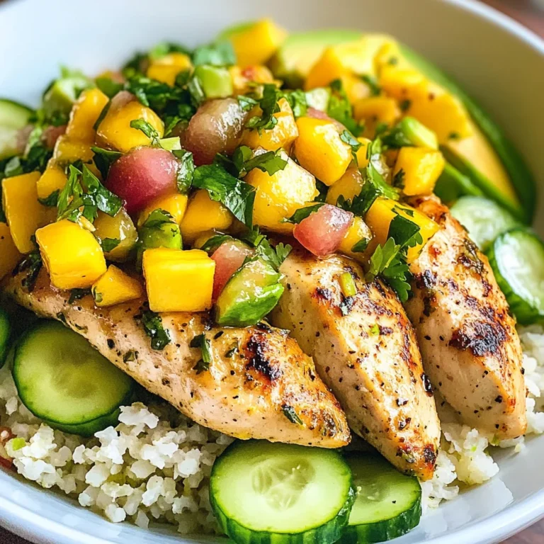 Cilantro Lime Chicken & Riced Cauliflower