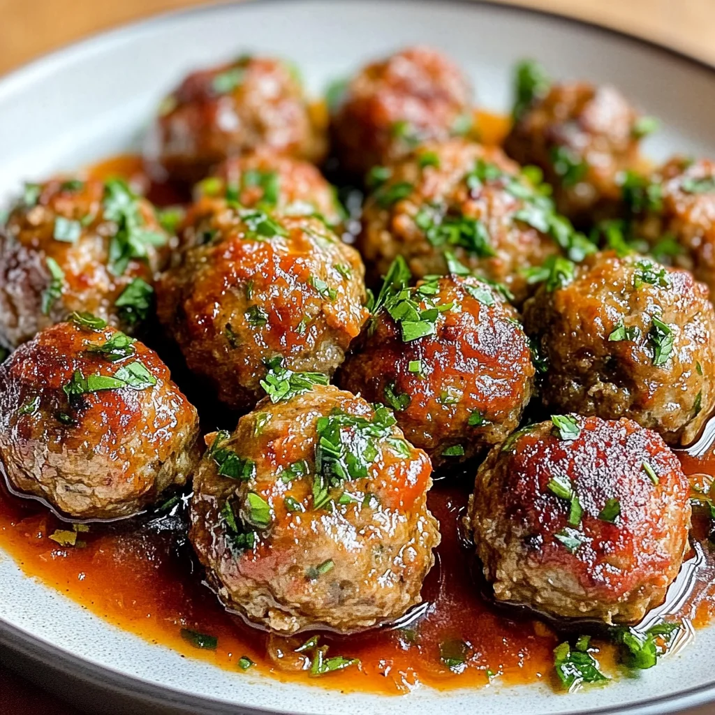 Classic Italian Meatballs (Tender and Juicy!)