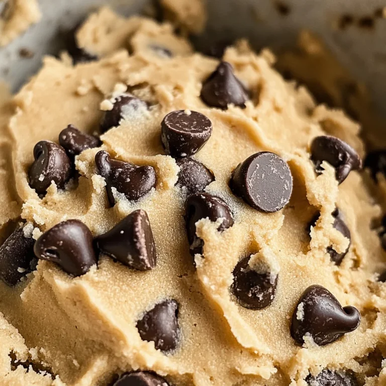 Edible Chocolate Chip Cookie Dough
