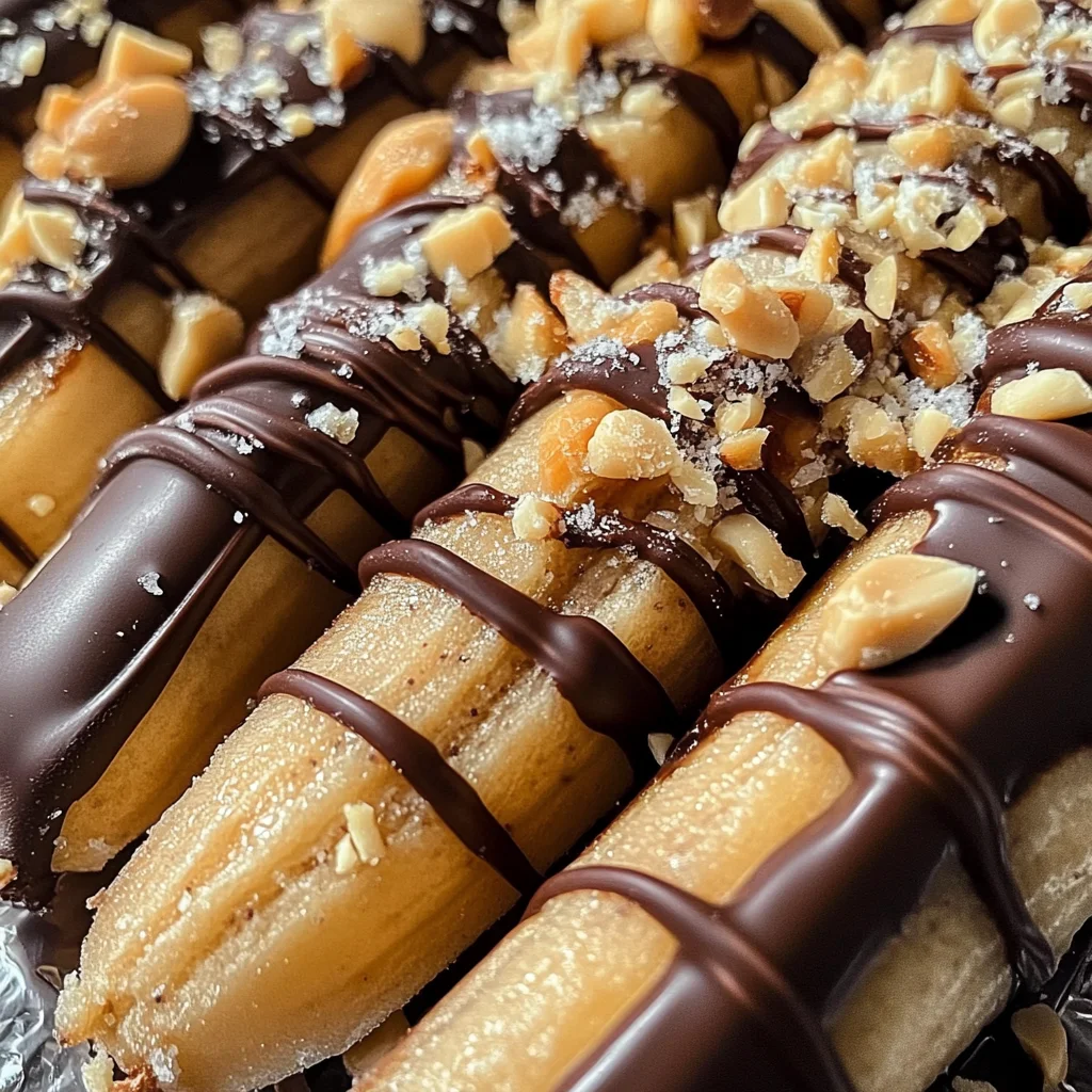 Frozen Banana Snickers