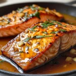Honey Garlic Glazed Salmon