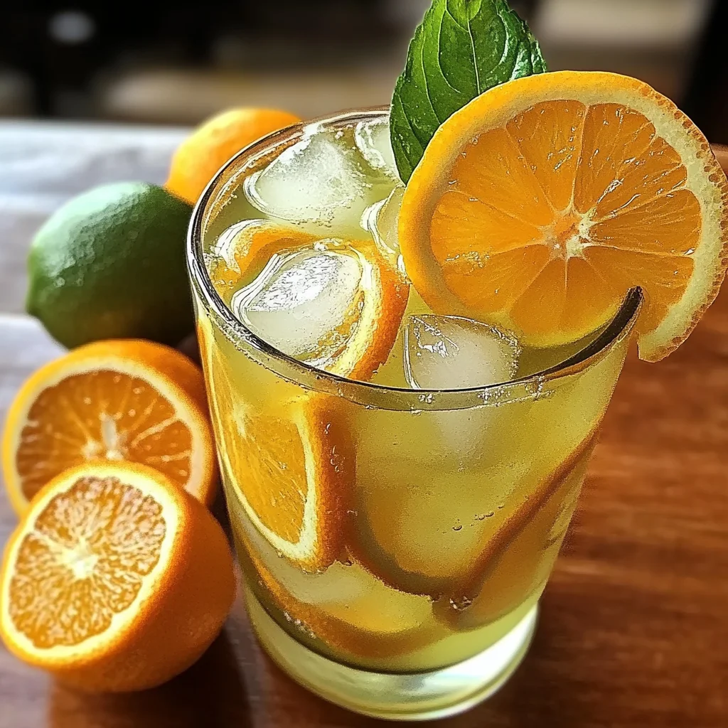 Iced Orange Ginger Green Tea