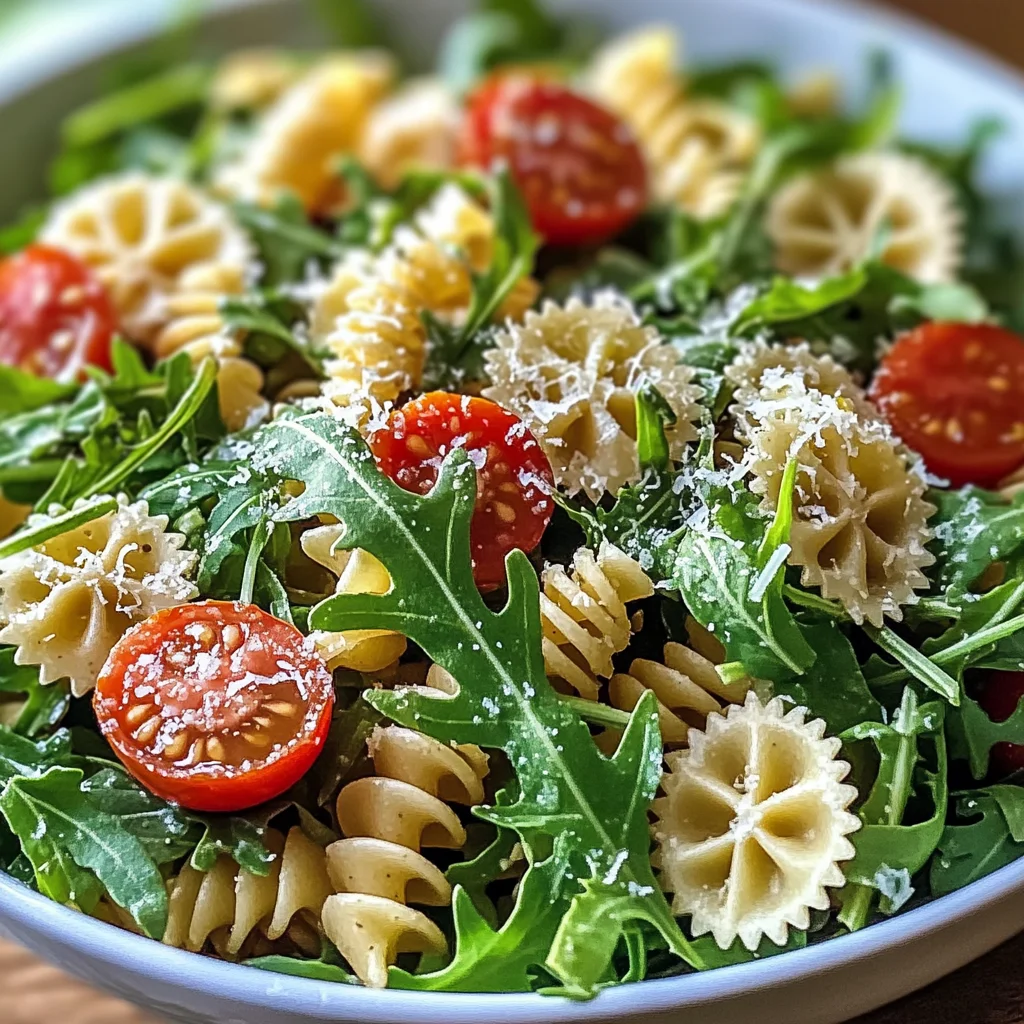 Lemon Arugula Pasta Salad