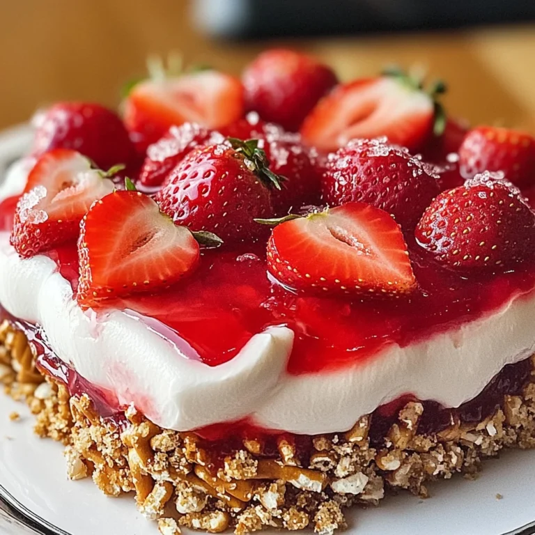 Strawberry Pretzel Salad
