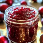 Sweet Christmas Cranberry Jam